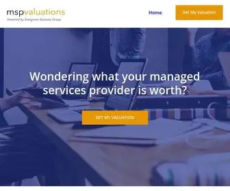 MSpvaluations.com(MSP Valuations) Screenshot