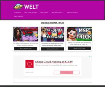 MSpwelt.co(MSP WELT) Screenshot