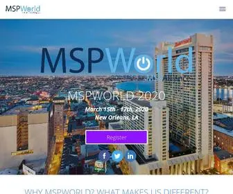 MSpworldconference.com(MSPWorld Spring 2022) Screenshot