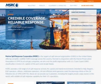 MSRC.org(Marine Spill Response Corporation) Screenshot