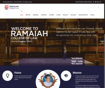 MSRCL.org(Ramaiah College of Law) Screenshot