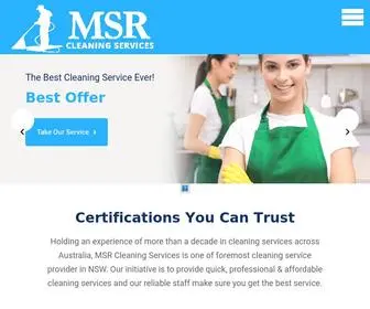 MSRcleaningservices.com.au(Best professional cleaners in NSW) Screenshot