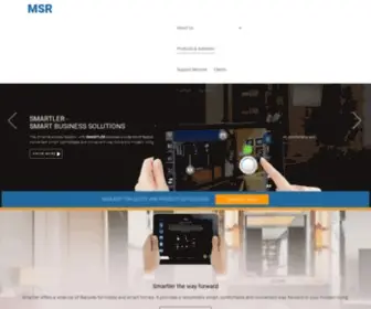 MSrlimited.com(MSR presents the smart business solution with SMARTLER which) Screenshot