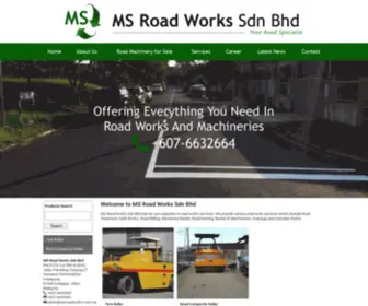 Msroadworks.com.my(Road Work Services Johor) Screenshot