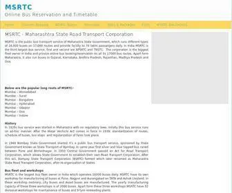MSRTC.org.in( Shivshahi) Screenshot