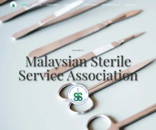 Mssa.com.my(We are a Malaysian non profit association concerning sterile services in the health care industry) Screenshot