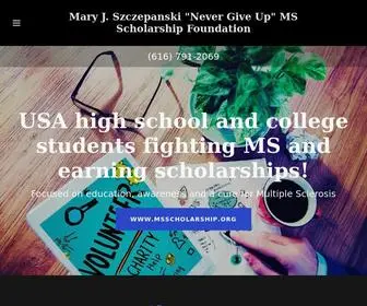 MSScholarship.org(Mary J) Screenshot