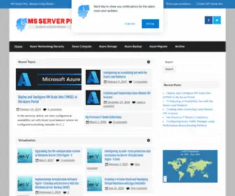 Msserverpro.com(Always a Step Ahead) Screenshot