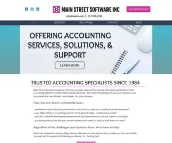Mssinc.com(Main Street Software) Screenshot
