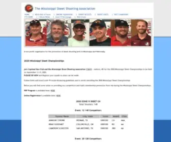 MSskeet.org(The Mississippi Skeet Shooting Association) Screenshot