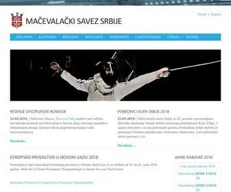 MSS.org.rs(Macevalacki savez Srbije) Screenshot