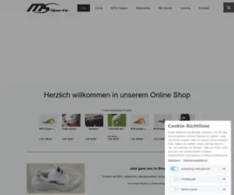 MSsports-Shop.ch(MS Sports ERIMA Shop) Screenshot