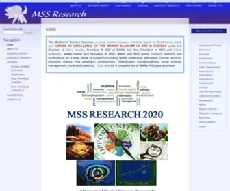 MSsresearch.org(MSS Research) Screenshot
