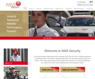 MSssecurity.com.au(MSS Security) Screenshot