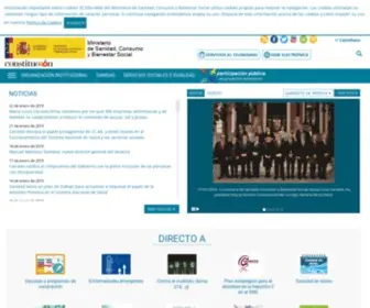 MSssi.gob.es(Ministerio de Sanidad) Screenshot