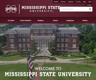 MSstate.edu(Mississippi State University) Screenshot