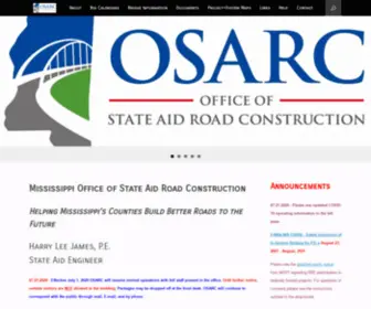 MSstateaidroads.us(Helping Mississippi's Counties Build Better Roads to the Future) Screenshot