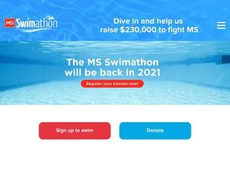 MSswimathon.com.au(MS Swimathon) Screenshot