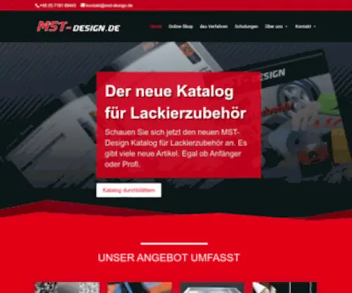 MST-Design.de(Dein Partner rund um den Wassertransferdruck) Screenshot