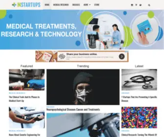 Mstartups.net(Medical Treatments for Health) Screenshot