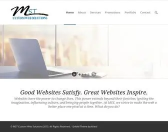 MSTCWS.com(MST Custom Web Solutions) Screenshot