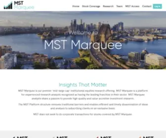 MStmarquee.com.au(MStmarquee) Screenshot