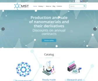 MStnano.com(Nanomaterial Company) Screenshot