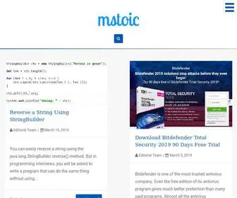 Mstoic.com(Beyond Technology) Screenshot