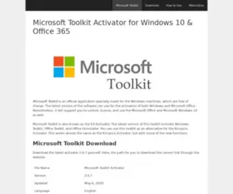 Mstoolkit.org(Microsoft Toolkit 2.6.7) Screenshot