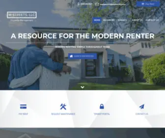 MStreetsllc.com(M Streets Management) Screenshot