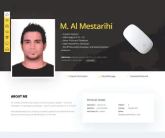 MStrihi.com(Web designer and wordpress developer) Screenshot
