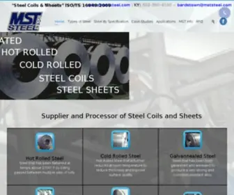 MSTsteel.com(MST Steel Corp) Screenshot
