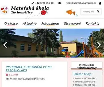 Mstuchomerice.cz(Mateřská škola Tuchoměřice) Screenshot