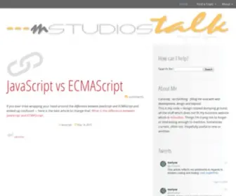 Mstudiostalk.com(Design and beyond) Screenshot