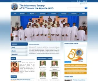 MStworld.org(The Missionary Society of St Thomas the Apostle (MST)) Screenshot