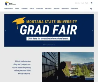 Msubookstore.org(Montana state university bookstore) Screenshot