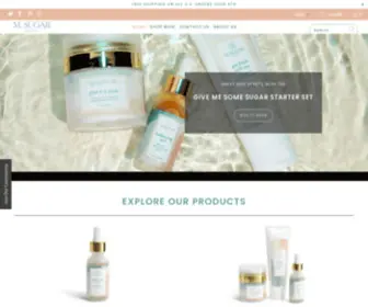 Msugarbeauty.com(Plant Based Skincare) Screenshot