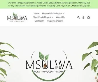 Msulwalife.co.za(Msulwa Life) Screenshot