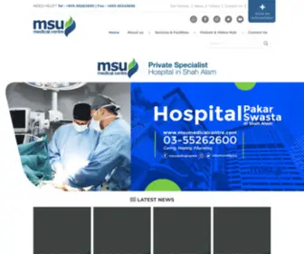 Msumedicalcentre.com(MSU) Screenshot