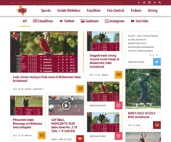 Msumustangs.com(MSU Athletics) Screenshot