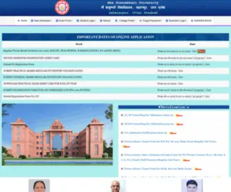 Msuweb.in(Maa Shakumbhari University) Screenshot