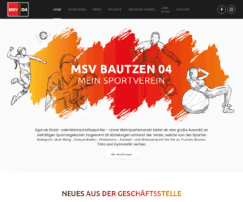 MSvbautzen04.de(MSV Bautzen 04) Screenshot