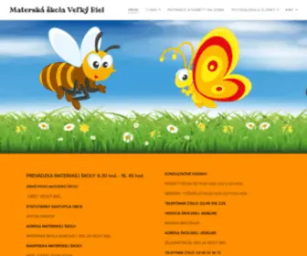 Msvelkybiel.sk(PREVÁDZKA MATERSKEJ ŠKOLY) Screenshot