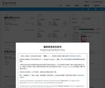 Mswarrants.com.hk(摩根士丹利) Screenshot