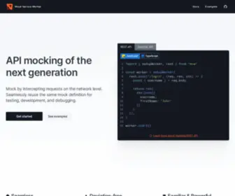 MSWJS.io(Mock Service Worker) Screenshot