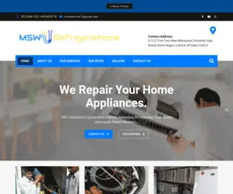 MSwrefrigerations.com(We Repair your home) Screenshot