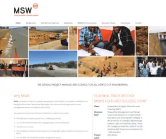 MSW.za.com(Msw projects) Screenshot