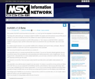 Msxinfo.net(And more) Screenshot