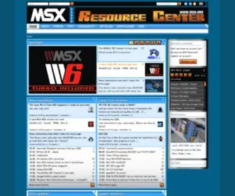 MSX.org(MSX Resource Center) Screenshot