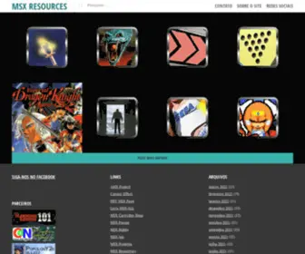 MSxresources.org(MSX Resources) Screenshot